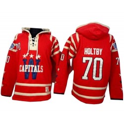 Braden Holtby Washington Capitals Premier Old Time Hockey 2015 Winter Classic Sawyer Hooded Sweatshirt Jersey (Red)