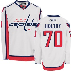 Braden Holtby Washington Capitals Reebok Youth Authentic Away Jersey (White)