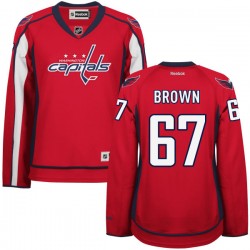 Chris Brown Washington Capitals Reebok Women's Authentic Home Jersey (Red)
