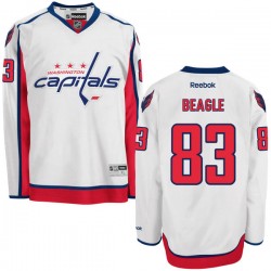 Jay Beagle Washington Capitals Reebok Authentic Away Jersey (White)