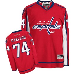 John Carlson Washington Capitals Reebok Authentic Home Jersey (Red)