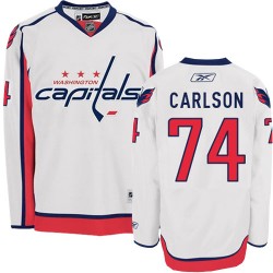 John Carlson Washington Capitals Reebok Authentic Away Jersey (White)