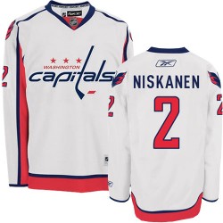 Matt Niskanen Washington Capitals Reebok Authentic Away Jersey (White)