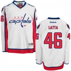 Michael Latta Washington Capitals Reebok Authentic Away Jersey (White)