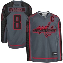 Alex Ovechkin Washington Capitals Reebok Authentic Charcoal Cross Check Fashion Jersey ()