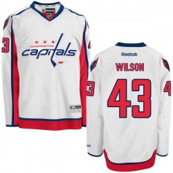 Tom Wilson Washington Capitals Reebok Authentic Away Jersey (White)