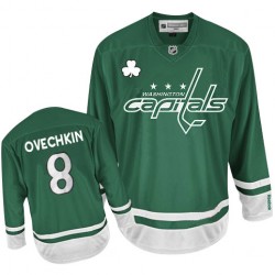 Alex Ovechkin Washington Capitals Reebok Youth Authentic St Patty's Day Jersey (Green)