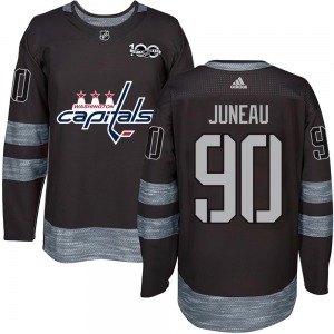 Joe Juneau Washington Capitals Authentic 1917-2017 100th Anniversary Jersey (Black)