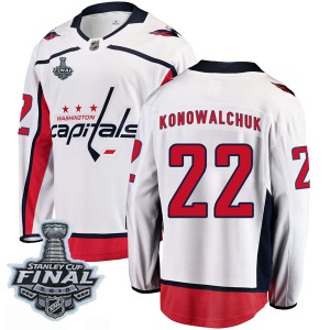 Steve Konowalchuk Washington Capitals Fanatics Branded Youth Breakaway Away 2018 Stanley Cup Final Patch Jersey (White)