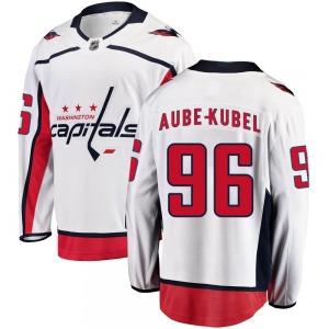 Nicolas Aube-Kubel Washington Capitals Fanatics Branded Youth Breakaway Away Jersey (White)