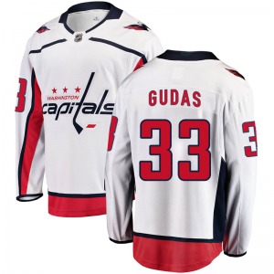 Radko Gudas Washington Capitals Fanatics Branded Youth Breakaway Away Jersey (White)