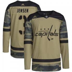 Nick Jensen Washington Capitals Adidas Authentic Military Appreciation Practice Jersey (Camo)