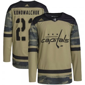 Steve Konowalchuk Washington Capitals Adidas Authentic Military Appreciation Practice Jersey (Camo)