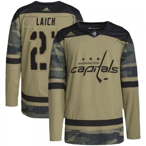 Brooks Laich Washington Capitals Adidas Authentic Military Appreciation Practice Jersey (Camo)