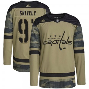 Joe Snively Washington Capitals Adidas Authentic Military Appreciation Practice Jersey (Camo)