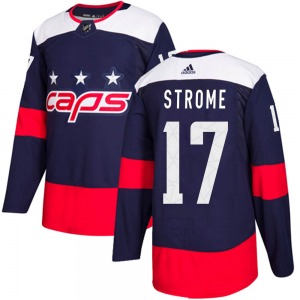 Dylan Strome Washington Capitals Adidas Youth Authentic 2018 Stadium Series Jersey (Navy Blue)