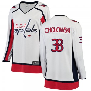 Dennis Cholowski Washington Capitals Fanatics Branded Women's Breakaway Away Jersey (White)
