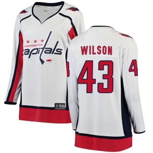 Tom Wilson Washington Capitals Fanatics Branded Women's Breakaway Away Jersey (White)