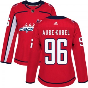 Nicolas Aube-Kubel Washington Capitals Adidas Women's Authentic Home Jersey (Red)