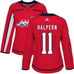 Jeff Halpern Washington Capitals Adidas Women's Authentic Home Jersey (Red)