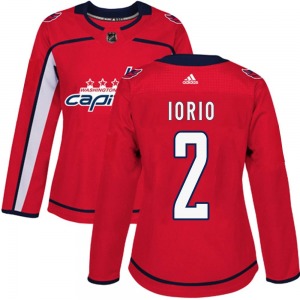 Vincent Iorio Washington Capitals Adidas Women's Authentic Home Jersey (Red)