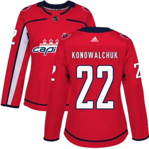Steve Konowalchuk Washington Capitals Adidas Women's Authentic Home Jersey (Red)