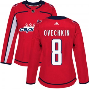Alex Ovechkin Washington Capitals Adidas Women's Authentic Home Jersey (Red)