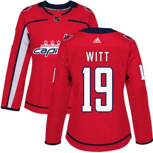 Brendan Witt Washington Capitals Adidas Women's Authentic Home Jersey (Red)