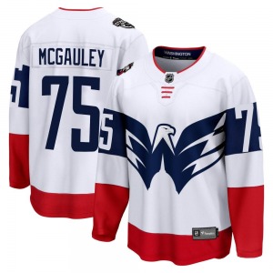 Tim McGauley Washington Capitals Fanatics Branded Youth Breakaway 2023 Stadium Series Jersey (White)