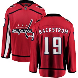 Nicklas Backstrom Washington Capitals Fanatics Branded Youth Breakaway Home Jersey (Red)