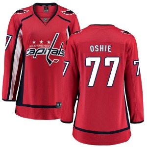 T.J. Oshie Washington Capitals Fanatics Branded Women's Breakaway Home Jersey (Red)
