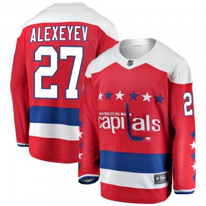 Alexander Alexeyev Washington Capitals Fanatics Branded Breakaway Alternate Jersey (Red)