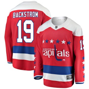 Nicklas Backstrom Washington Capitals Fanatics Branded Breakaway Alternate Jersey (Red)