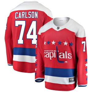 John Carlson Washington Capitals Fanatics Branded Breakaway Alternate Jersey (Red)