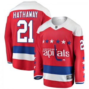 Garnet Hathaway Washington Capitals Fanatics Branded Breakaway Alternate Jersey (Red)