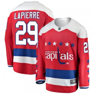 Hendrix Lapierre Washington Capitals Fanatics Branded Breakaway Alternate Jersey (Red)