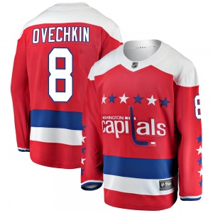 Alex Ovechkin Washington Capitals Fanatics Branded Breakaway Alternate Jersey (Red)
