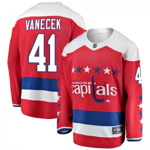 Vitek Vanecek Washington Capitals Fanatics Branded Breakaway Alternate Jersey (Red)