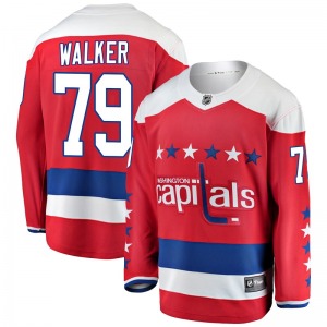 Nathan Walker Washington Capitals Fanatics Branded Breakaway Alternate Jersey (Red)