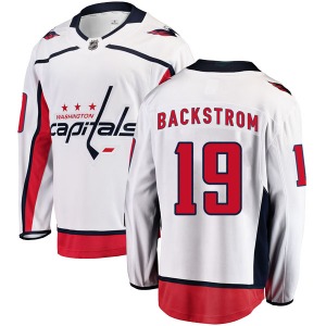 Nicklas Backstrom Washington Capitals Fanatics Branded Breakaway Away Jersey (White)