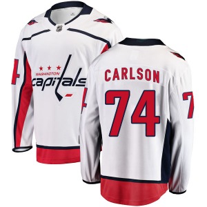 John Carlson Washington Capitals Fanatics Branded Breakaway Away Jersey (White)