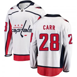 Daniel Carr Washington Capitals Fanatics Branded Breakaway Away Jersey (White)