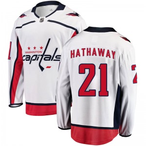 Garnet Hathaway Washington Capitals Fanatics Branded Breakaway Away Jersey (White)
