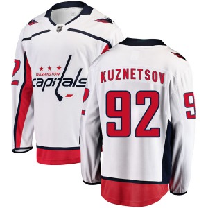 Evgeny Kuznetsov Washington Capitals Fanatics Branded Breakaway Away Jersey (White)