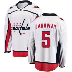 Rod Langway Washington Capitals Fanatics Branded Breakaway Away Jersey (White)