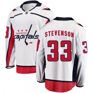 Clay Stevenson Washington Capitals Fanatics Branded Breakaway Away Jersey (White)