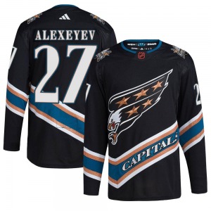 Alexander Alexeyev Washington Capitals Adidas Authentic Reverse Retro 2.0 Jersey (Black)