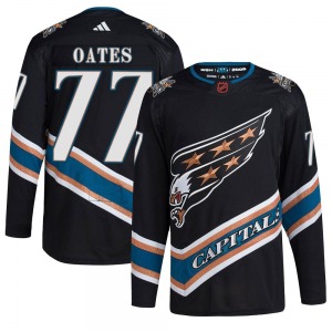 Adam Oates Washington Capitals Adidas Authentic Reverse Retro 2.0 Jersey (Black)