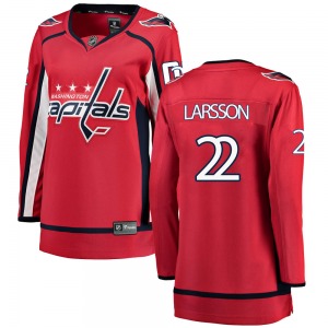Johan Larsson Washington Capitals Fanatics Branded Women's Breakaway Home Jersey (Red)