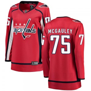 Tim McGauley Washington Capitals Fanatics Branded Women's Breakaway Home Jersey (Red)